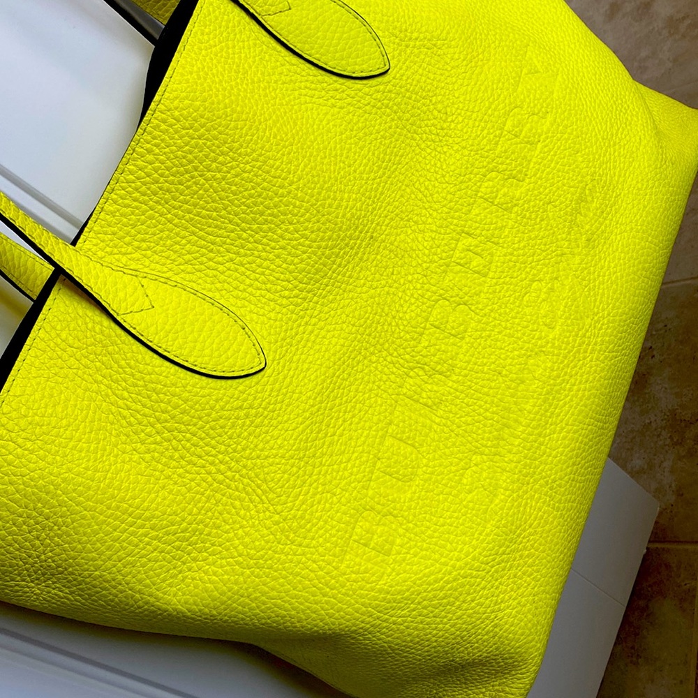 Neon Burberry tote